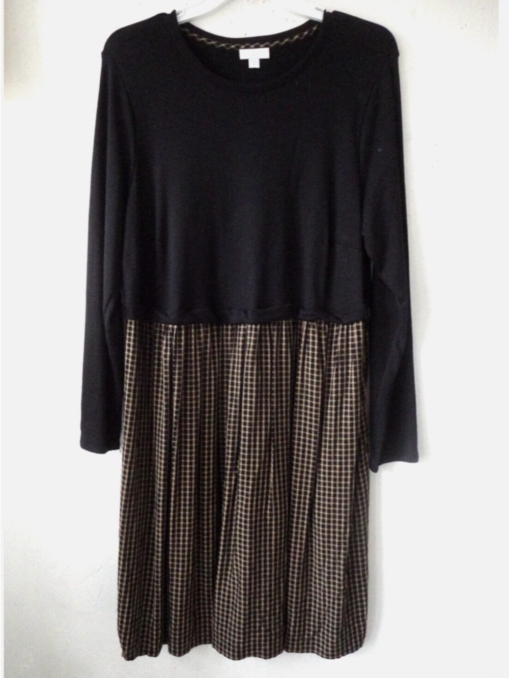 J.Jill Mixed Media Shirt Dress - Size S